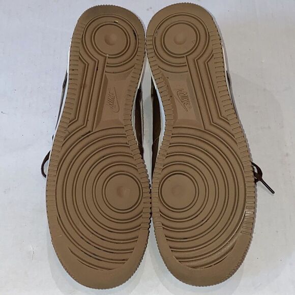 Nike AIR FORCE 1'07 MEN'S LX CACAO PLAID CASUAL BROWN IVORY DV0791-200 SIZE 10.5 - Picture 6 of 16